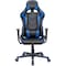Global Industrial High Back Gaming Chair, Bonded Leather, Black/Cobalt Blue 695853BL - alternate 3